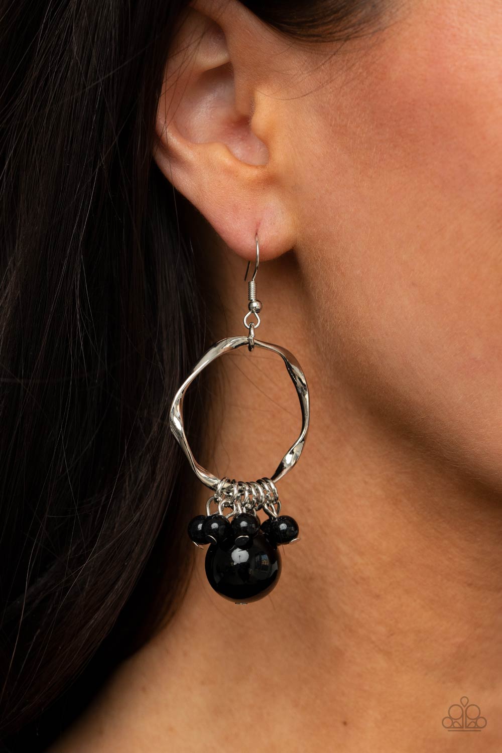 Delectably Diva - Black earrings