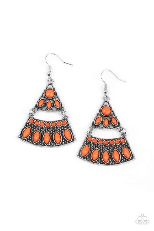 Desert Fiesta - Orange earrings