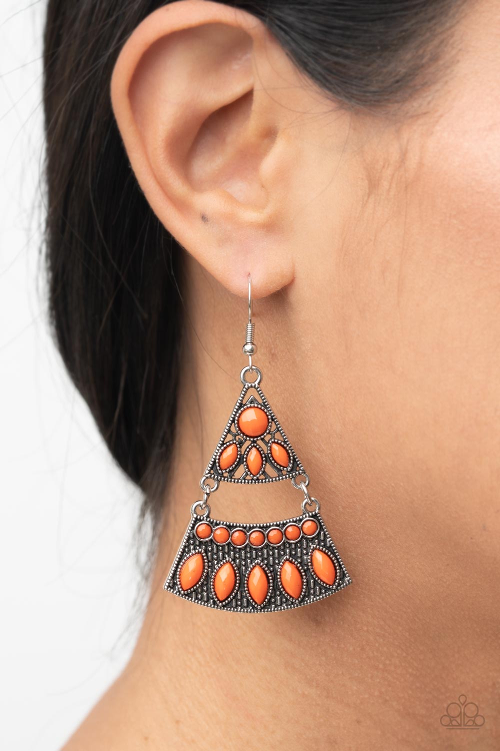 Desert Fiesta - Orange earrings