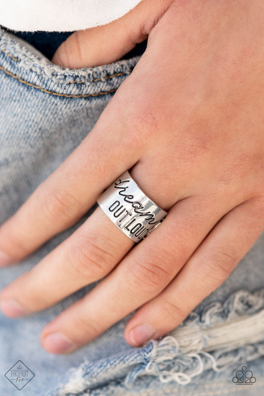 Dream Louder - Silver ring (Fashion Fix - July 2021)