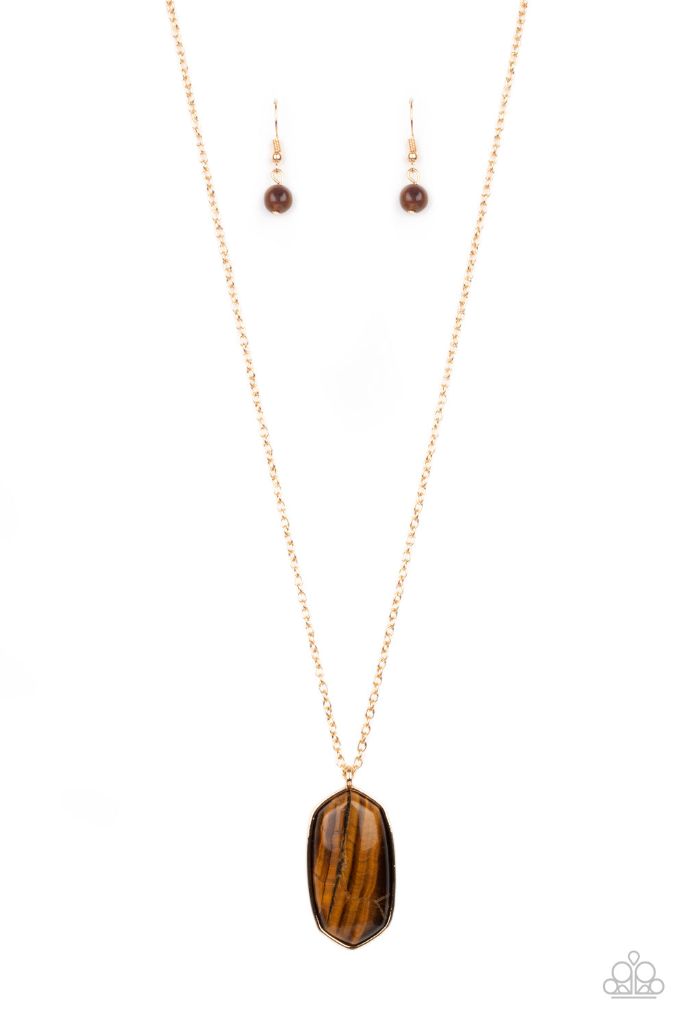 Elemental Elegance - Brown/Gold Tiger's Eye necklace