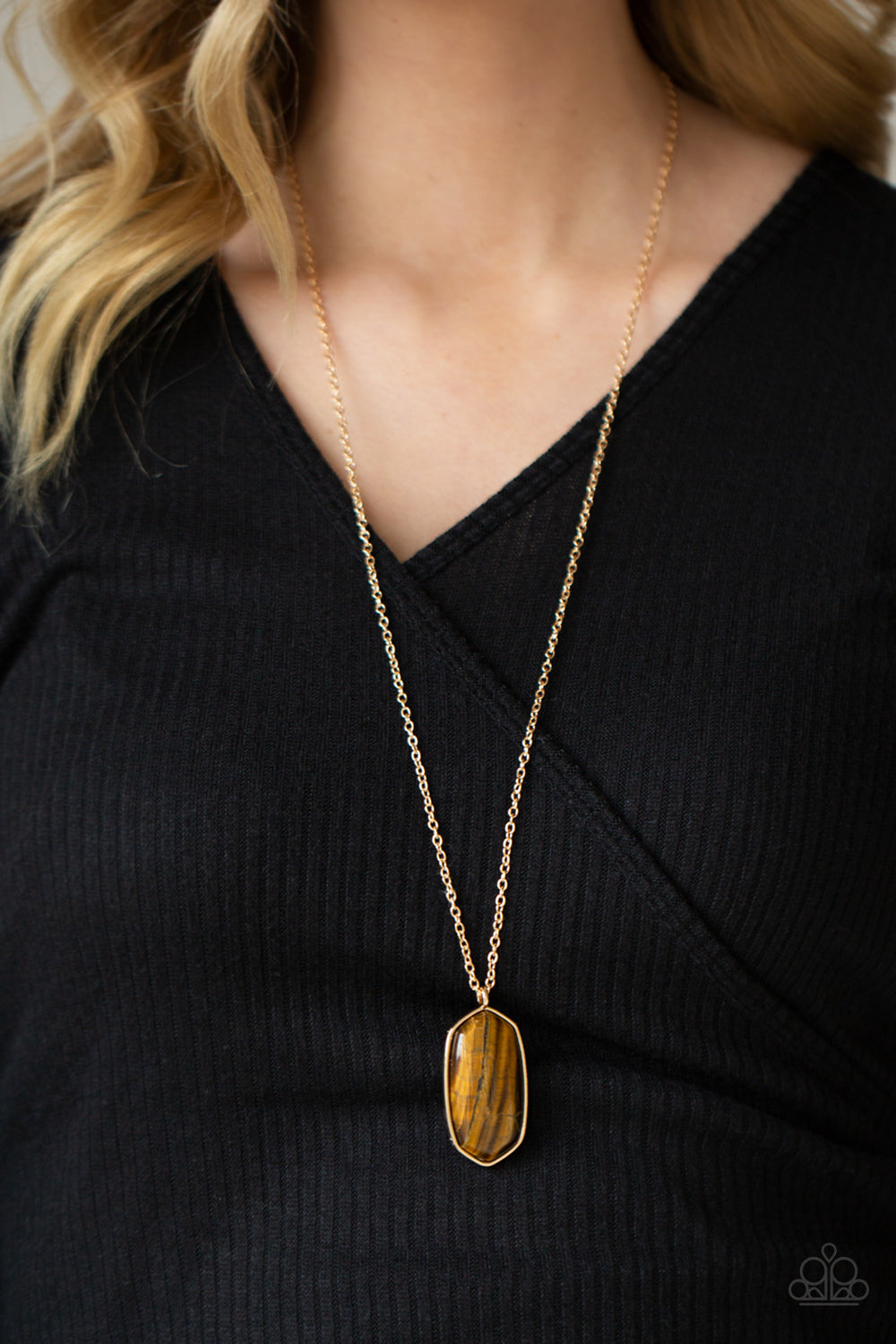 Elemental Elegance - Brown/Gold Tiger's Eye necklace