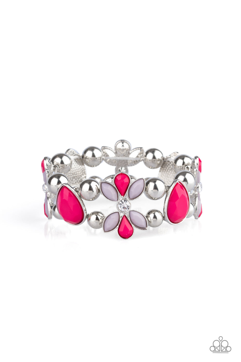 Fabulously Flourishing - Pink bracelet