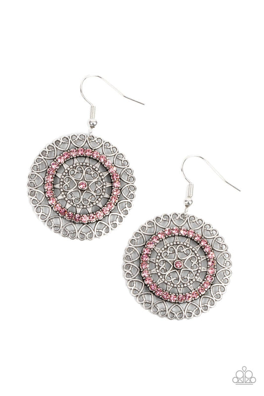 Fairytale Finale - Pink earrings