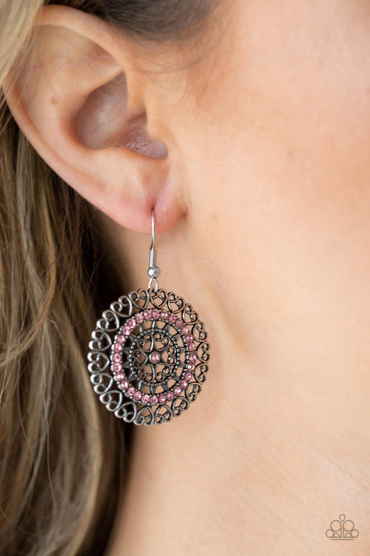 Fairytale Finale - Pink earrings