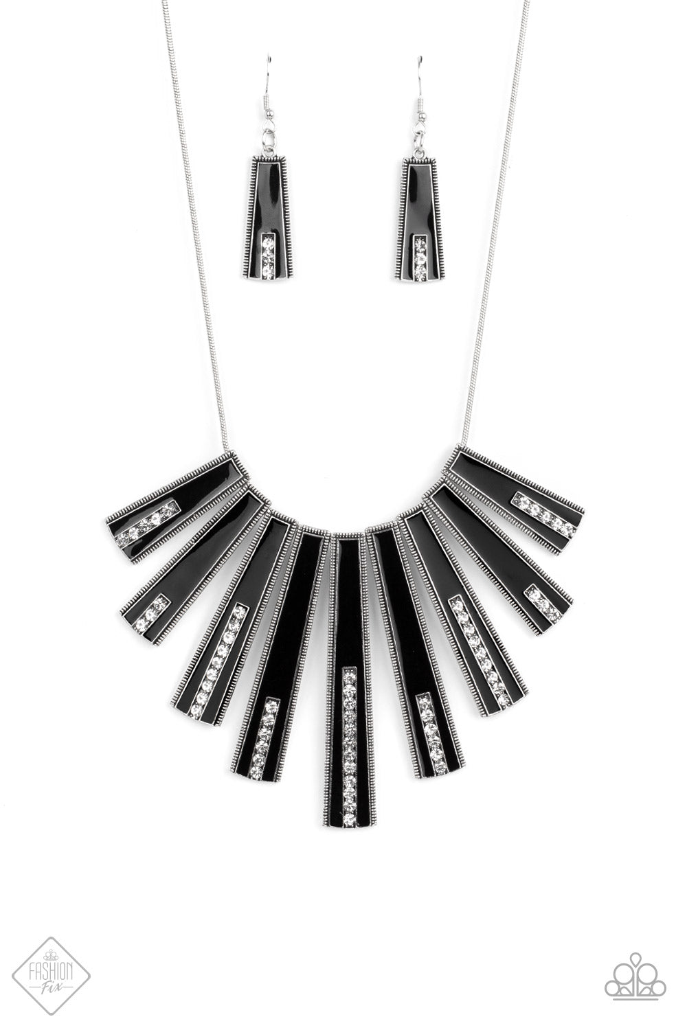 FAN-tastically Deco - Black necklace
