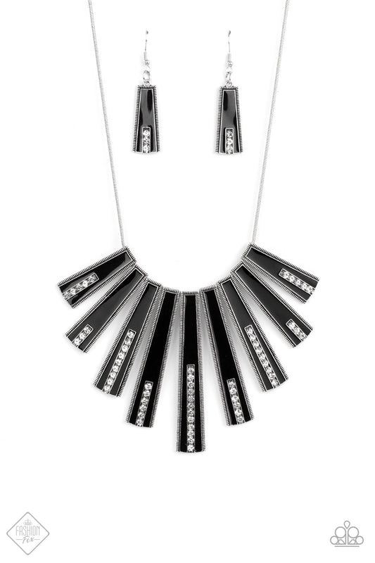 FAN-tastically Deco - Black necklace