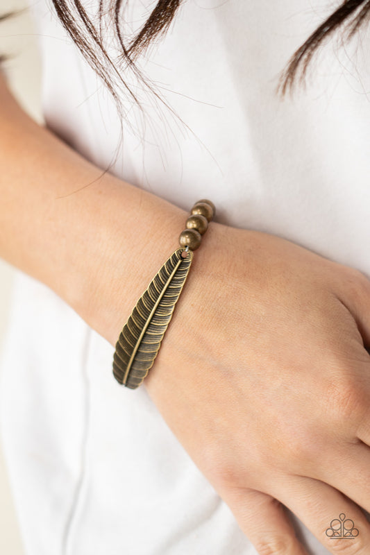 Featherlight Fashion - Brass bracelet