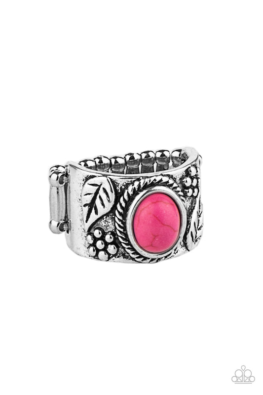 Free-Spirited Fields - Pink ring