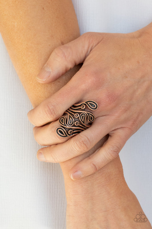 FRILL In The Blank - Copper ring