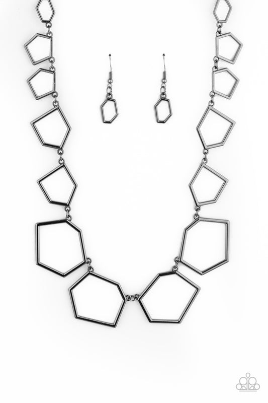 Full Frame Fashion - Black necklace