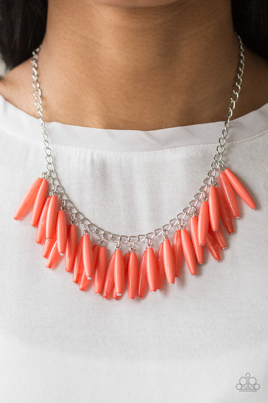 Full Of Flavor - Orange necklace