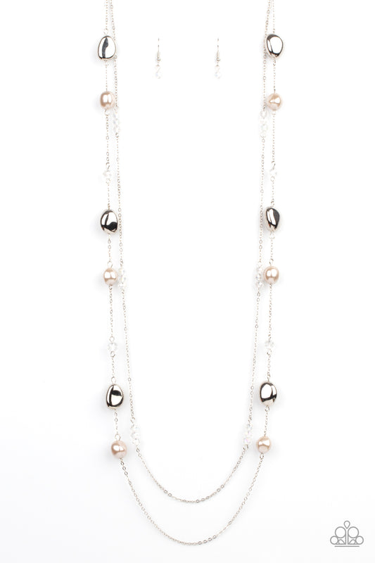 Gala Goals - Brown necklace