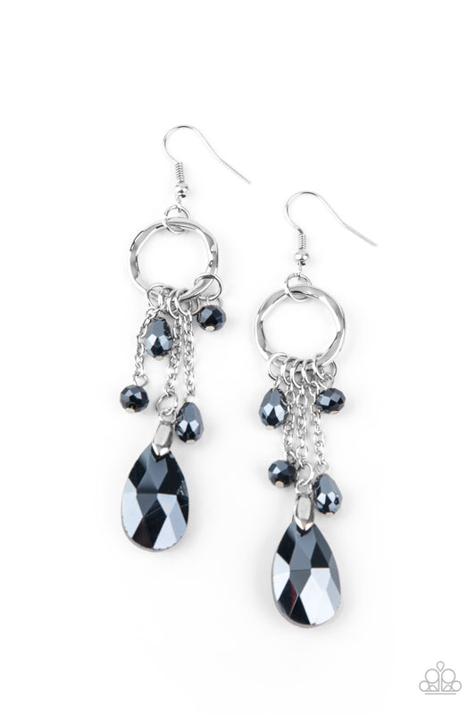 Glammed Up Goddess - Blue earrings