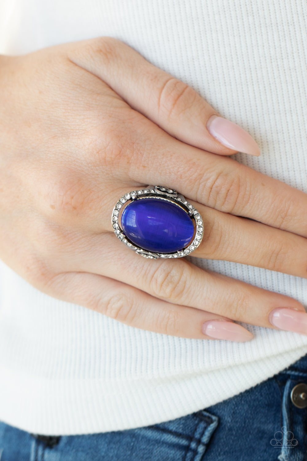 Happily Ever Enchanted - Blue moonstone ring