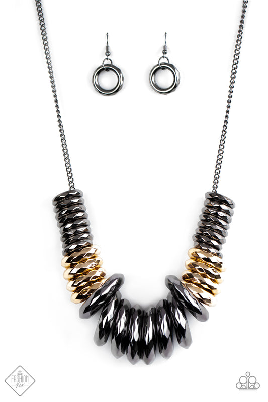 Haute Hardware - Multi necklace w/ matching bracelet