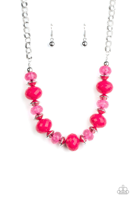 Hollywood Gossip - Pink necklace