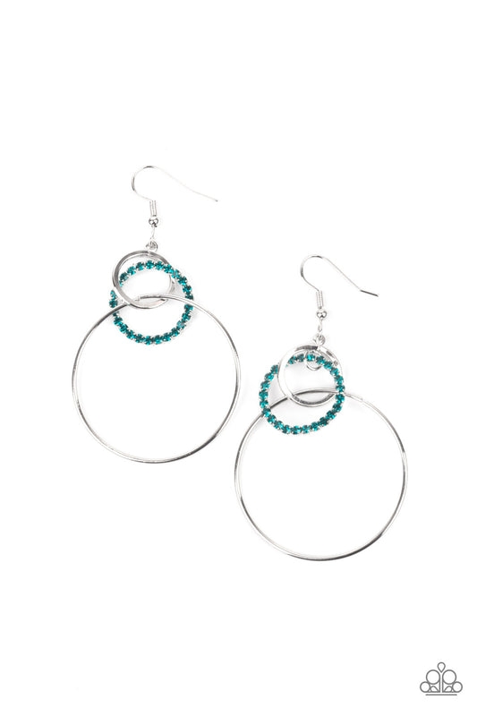 In An Orderly Fashion - Blue earrings