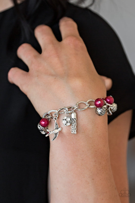 Lady Love Dove - Red bracelet