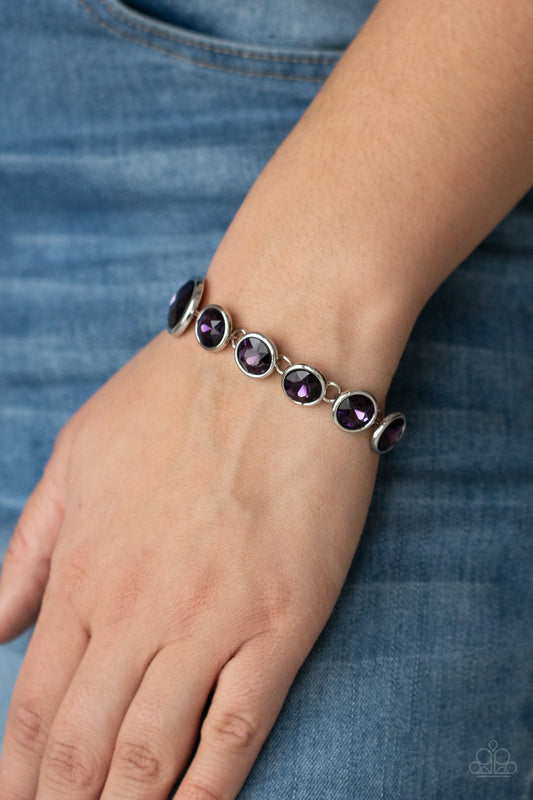Lustrous Luminosity - Purple bracelet