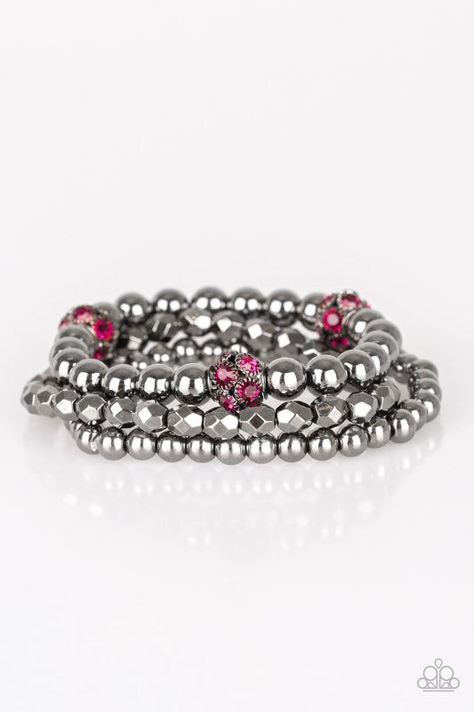 Noticeably Noir - Pink bracelet