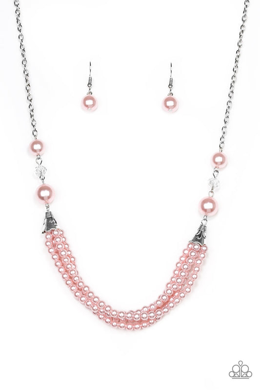 One-WOMAN Show - Pink pearl necklace