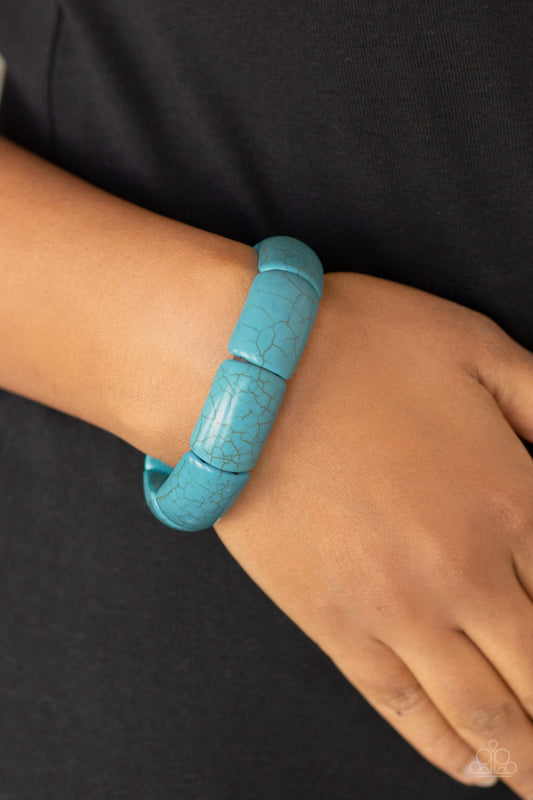 Peace Out - Blue bracelet