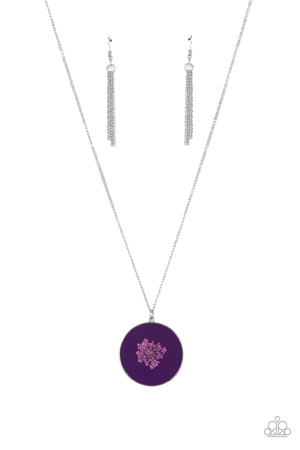 Prairie Picnic - Purple necklace