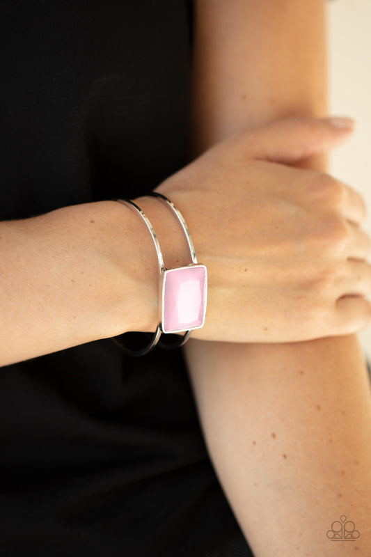 Rehearsal Refinement - Pink cuff bracelet