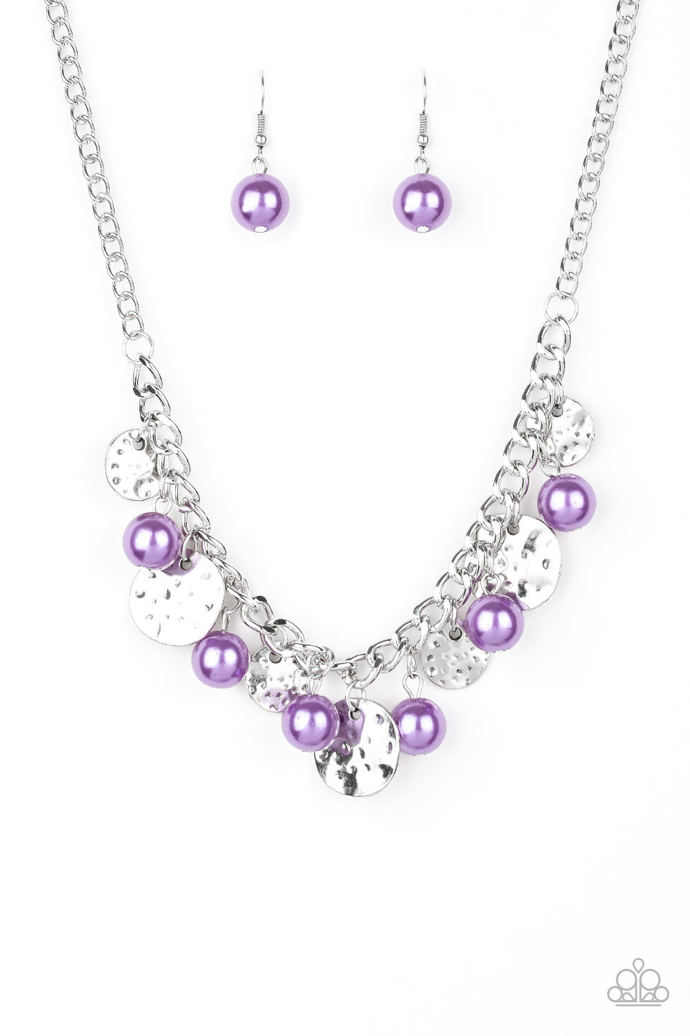 Seaside Sophistication - Purple necklace w/ matching bracelet