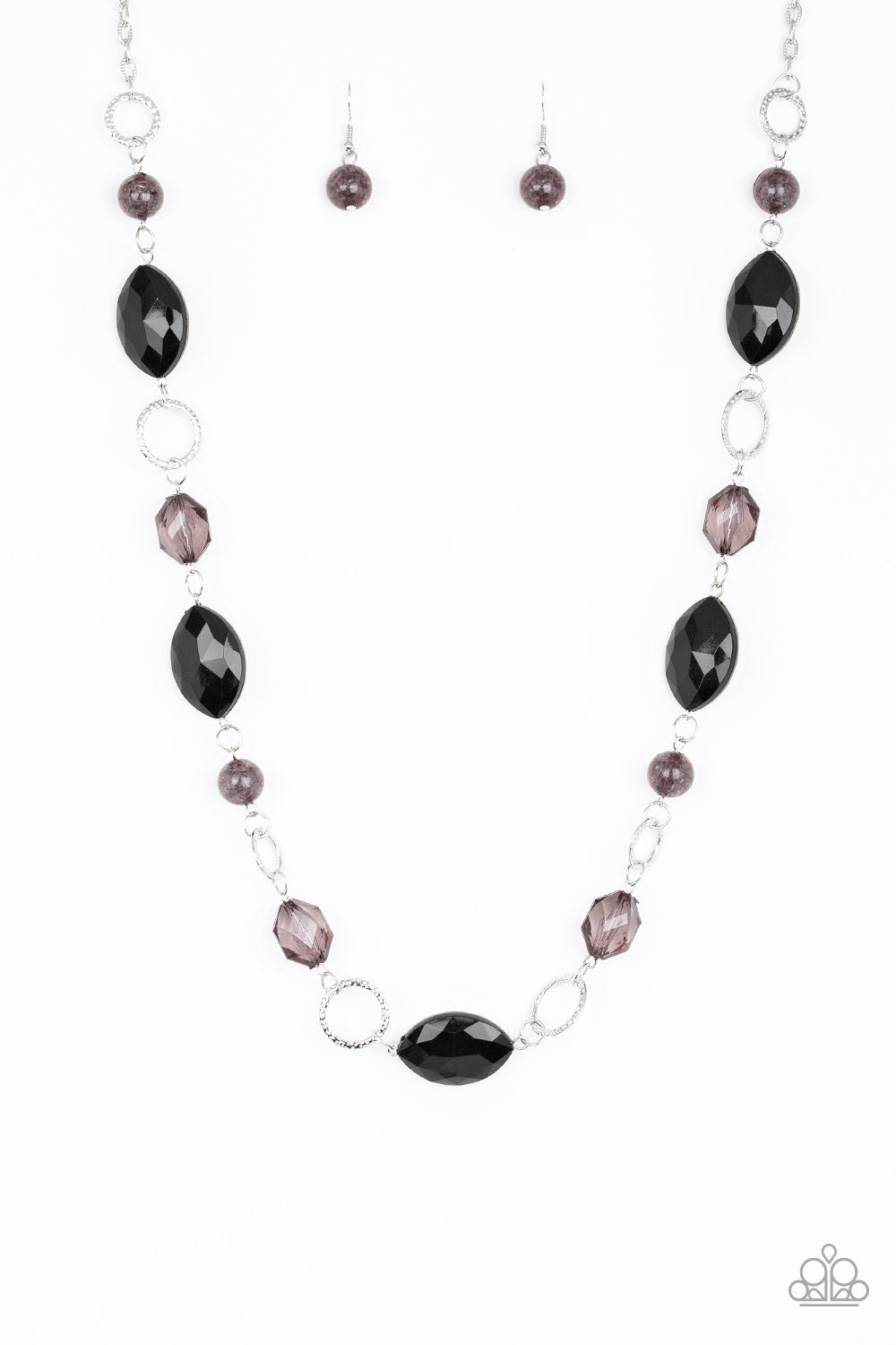 Shimmer Simmer - Black necklace