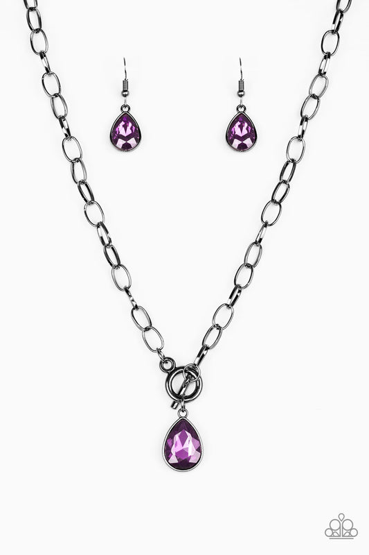 So Sorority - Purple necklace