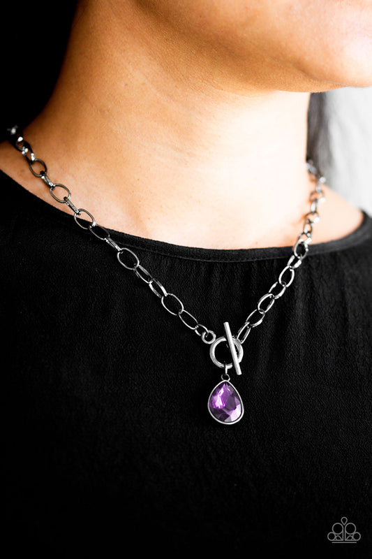 So Sorority - Purple necklace