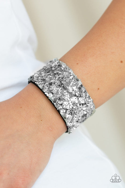 Starry Sequins - Silver bracelet
