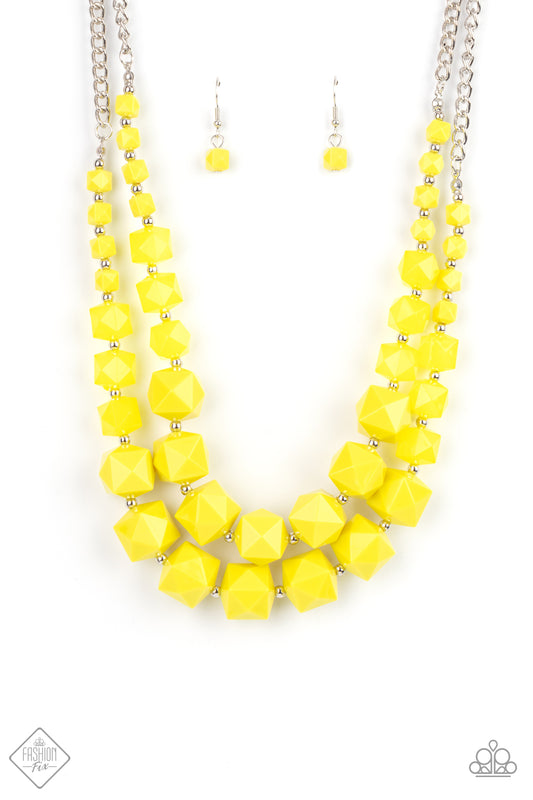 Summer Excursion - Yellow necklace (July 2021 - Fashion Fix)
