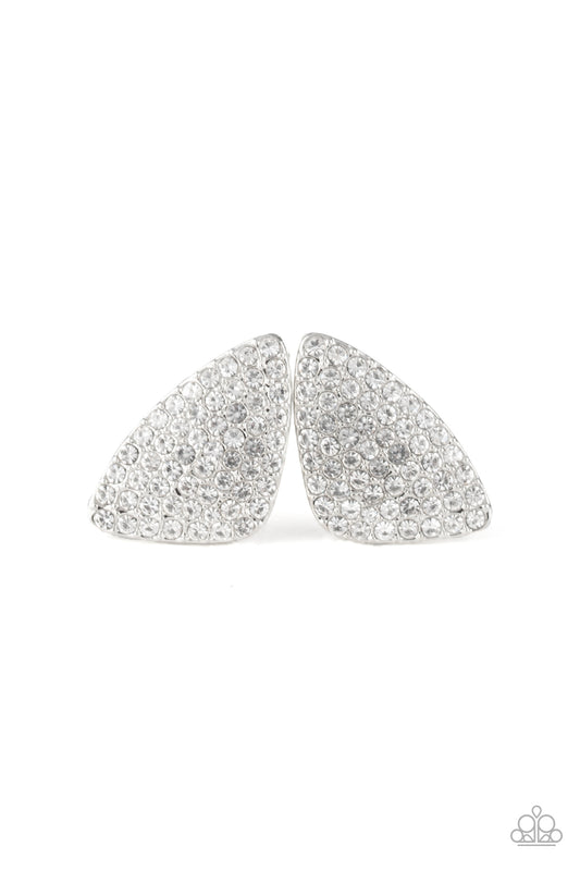 Supreme Sheen - White earrings