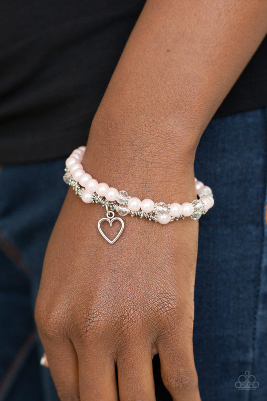 Sweetheart Splendor - Pink bracelet