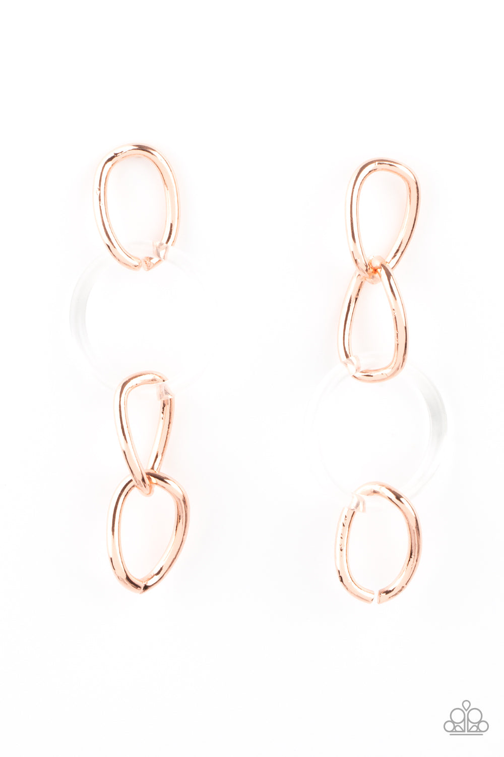 Talk In Circles - Copper earrings
