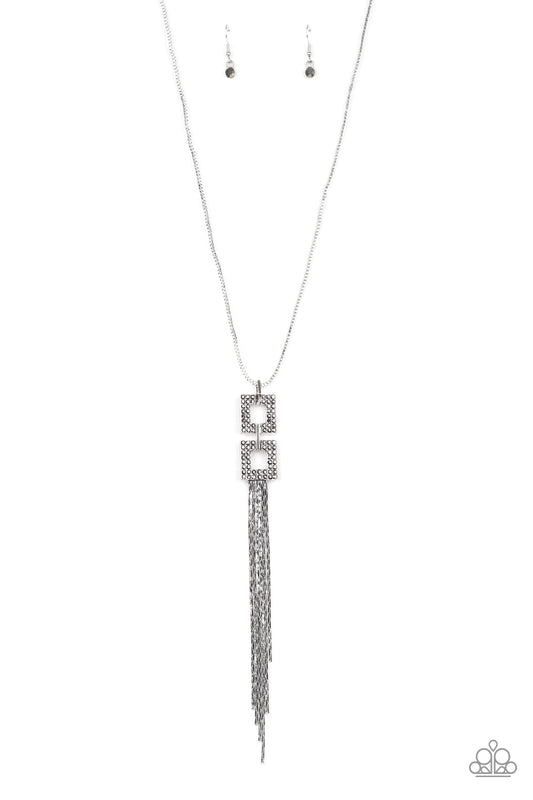 Times Square Stunner - Silver necklace