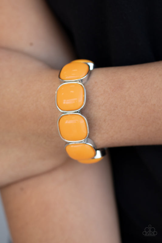 Vivacious Volume - Orange bracelet