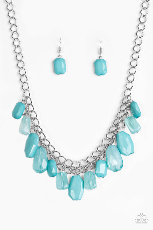 Glacier Goddess - Blue necklace