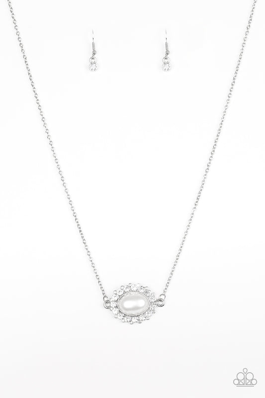 Paparazzi Necklace/Earring Set "Stardom Shine - White"