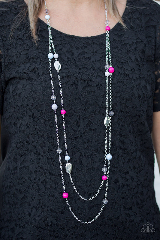 Take One For The GLEAM - Multicolor necklace