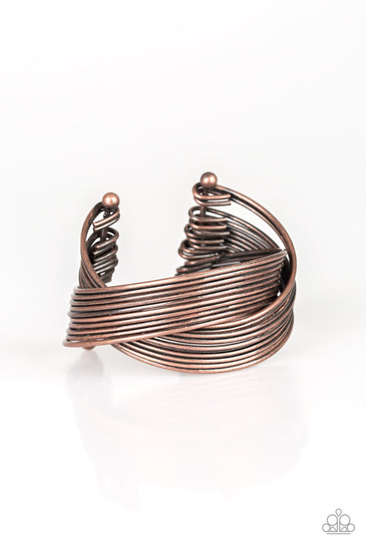 Urban Glam - Copper cuff bracelet