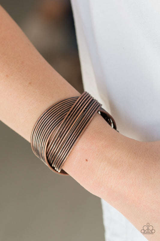 Urban Glam - Copper cuff bracelet