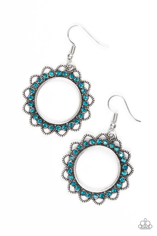 Bring Your Tambourine - Blue earrings