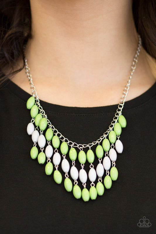 Delhi Diva - Green necklace set