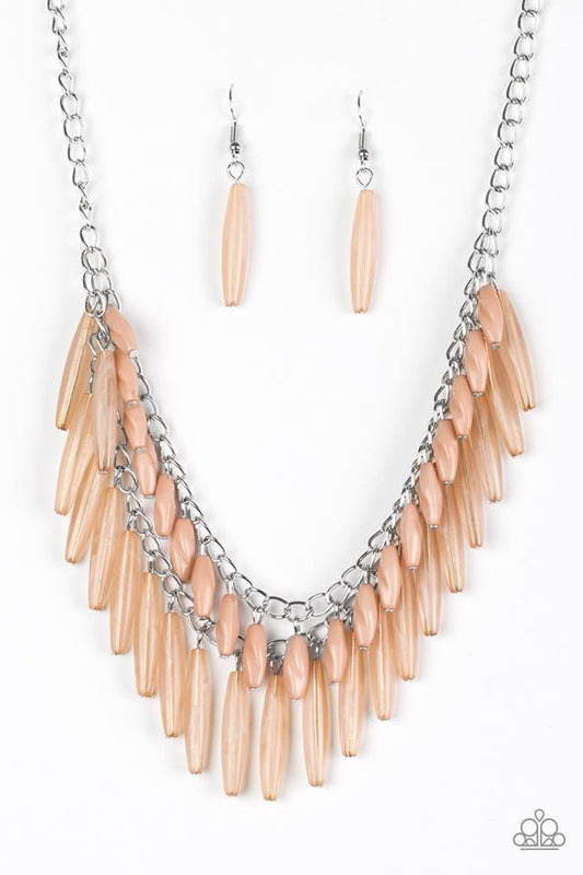 Speak Of The DIVA - Brown necklace