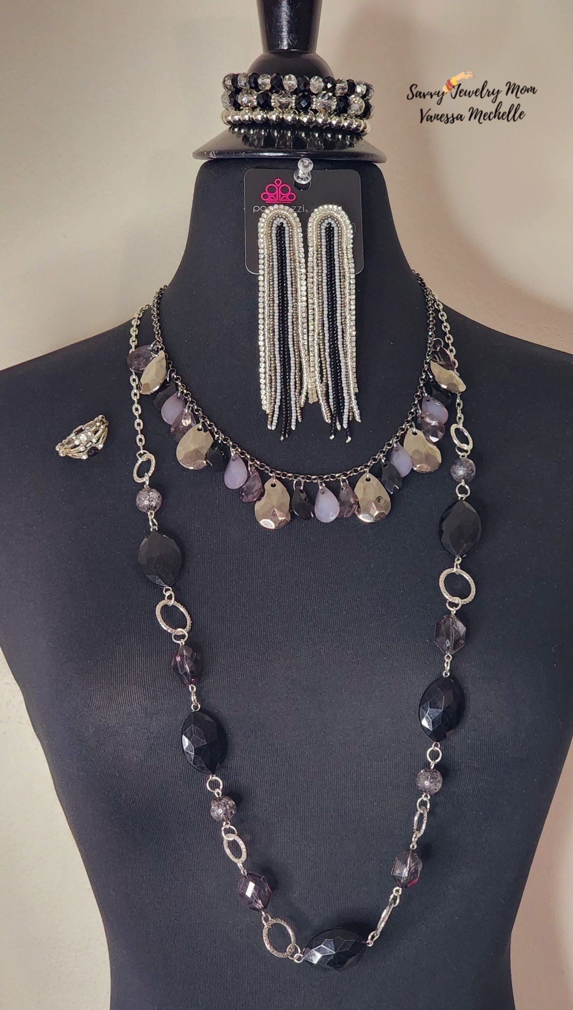 Savvy Set #274 (Black/Gunmetal, 5 piece set)