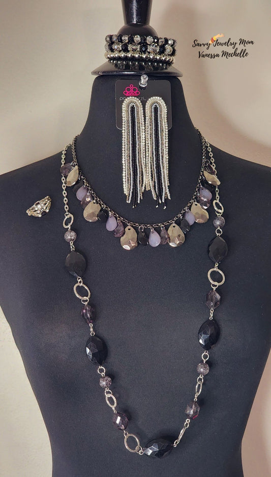 Savvy Set #274 (Black/Gunmetal, 5 piece set)